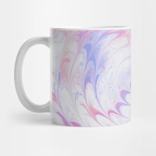 Pink and White Swirl Mug